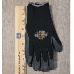 New Harley Davidson Utility Work Gloves Polyester/Cotton Rubber Coating Size‎ Sm
